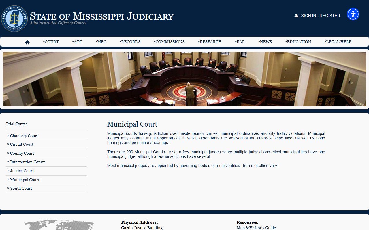 Stone County court dockets Municipal Court jurisdiction
