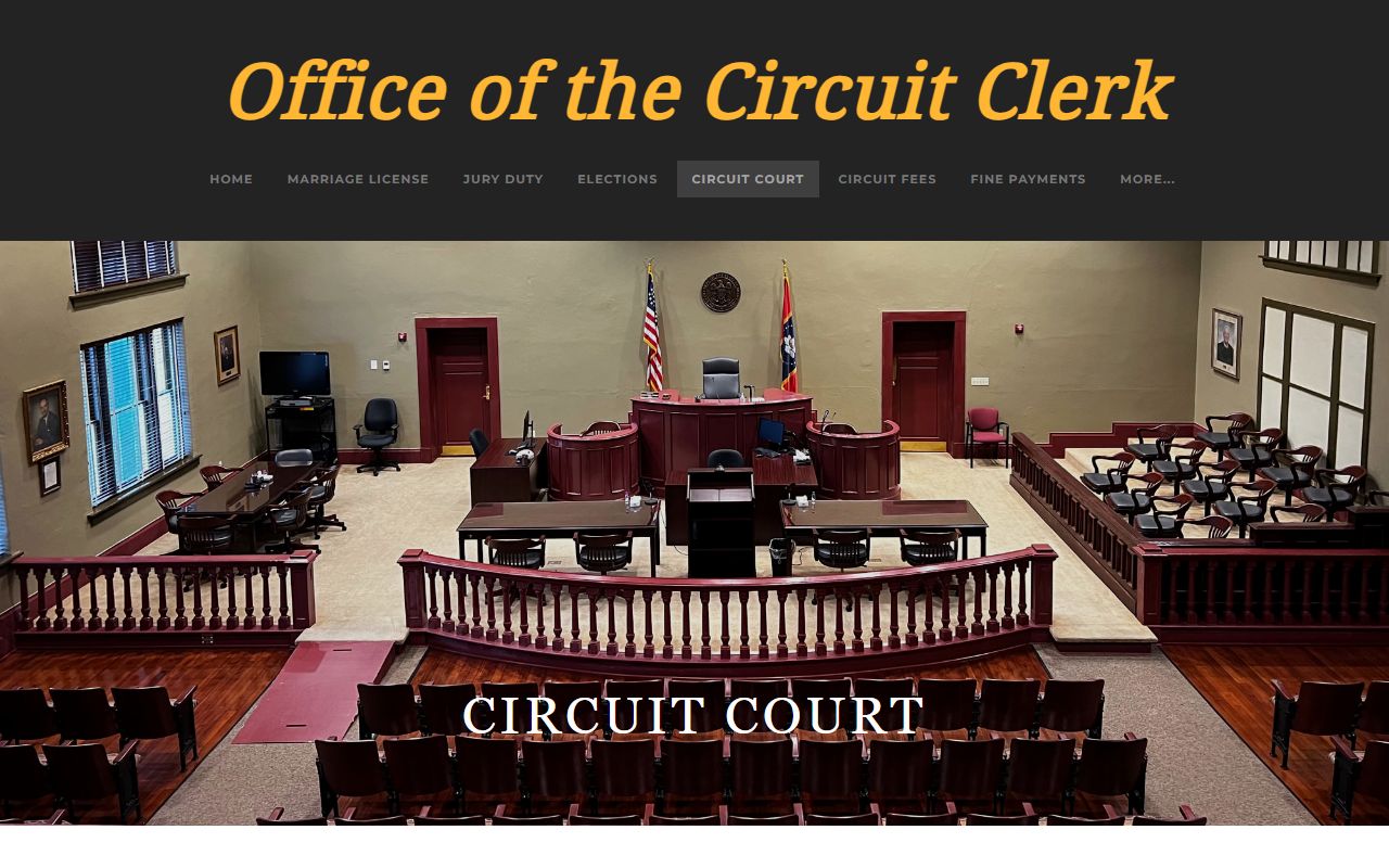 Stone County Circuit Court records and MEC access page