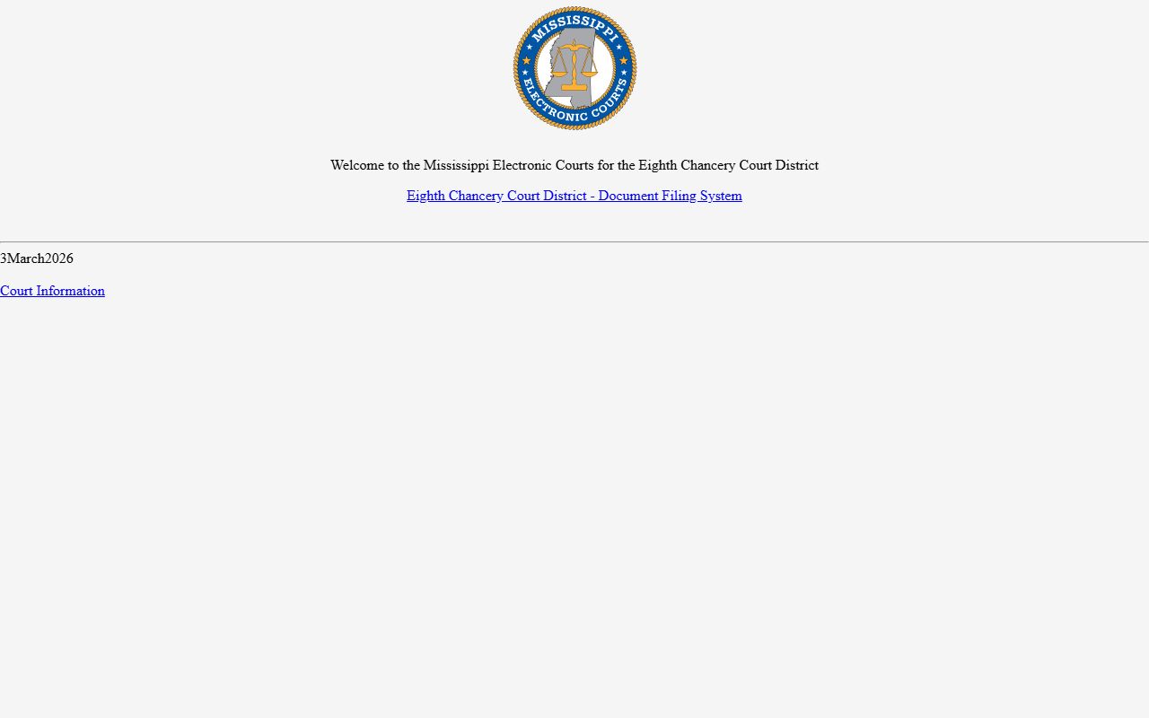 Stone County Eighth Chancery District court records MEC site