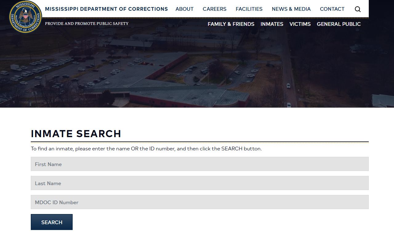 Stone County inmate search through the Mississippi MDOC statewide inmate locator